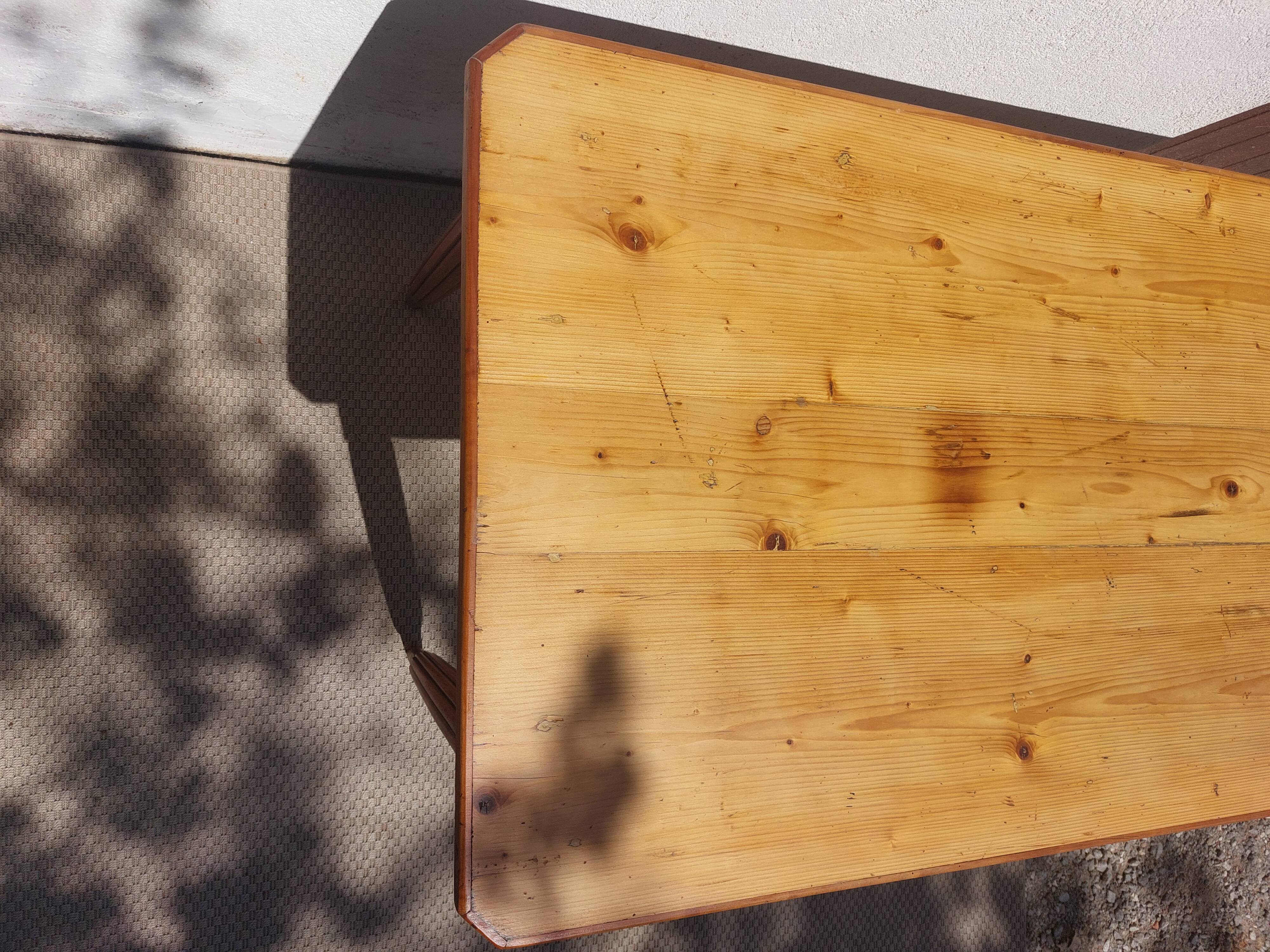 bistro table, countryside or office, 2 drawers