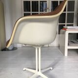 DAX armchairs by Charles and Ray Eames, with base called 'La Fonda', 1980