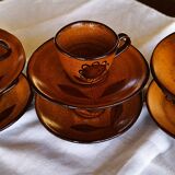 Set of 6 stoneware coffee cups