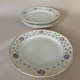 Six Céranord St Amand “Royal” dinner plates