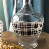 Set of three vintage decanters