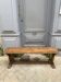 Teak church bench