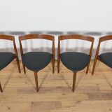 Mid-Century Teak Dining Table and Chairs Set by Hans Olsen for Frem Røjle.