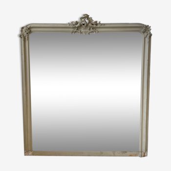 Miroir XXL blanc Louis Philippe 160x141cm