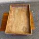Large rectangular serving platter in solid wood Scandinavian style.
