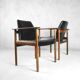 Pair of armhairs by Sven Ivar Dysthe for Dokka Møbler, 1960