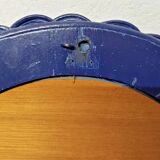 Oval Woven Rattan Mirror 60s/70s Vintage 49X35