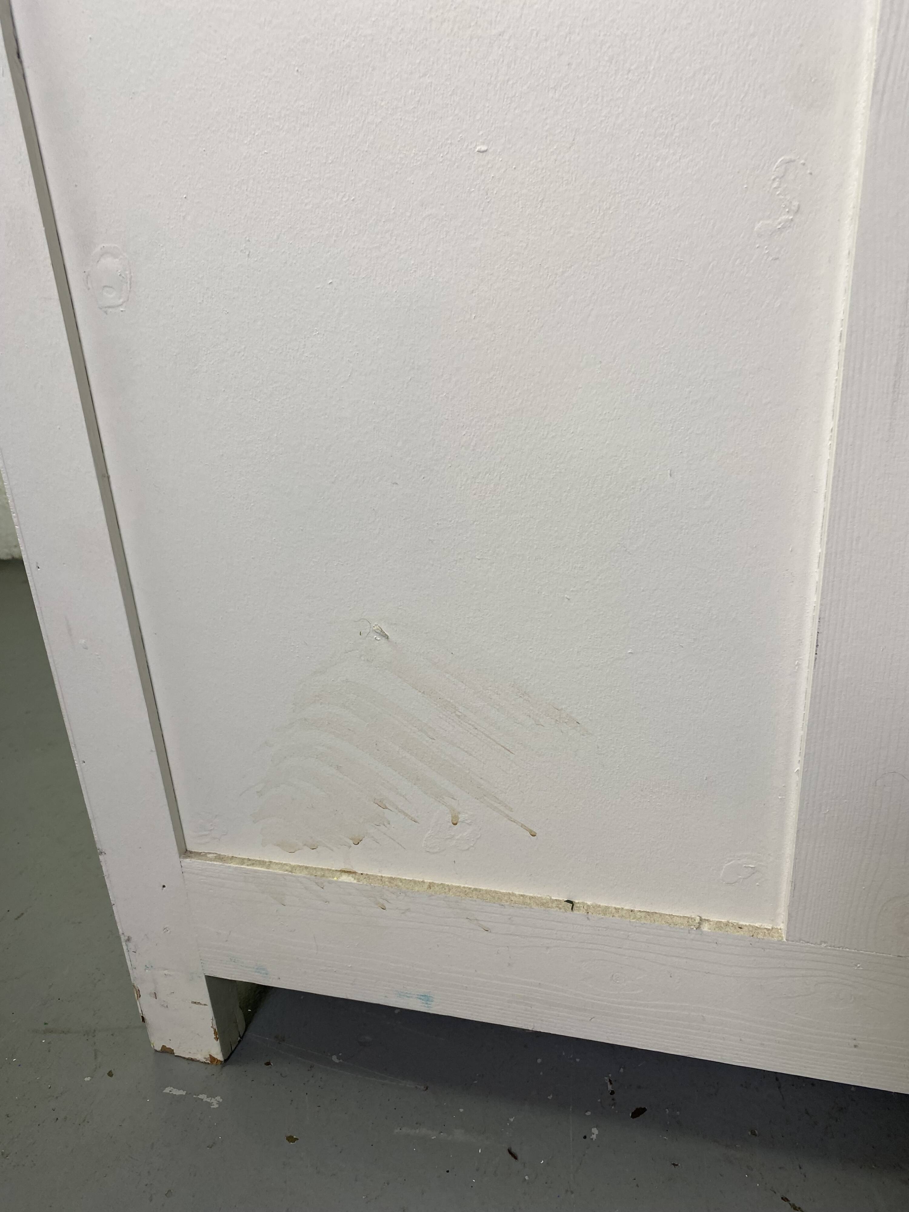 White school cabinet