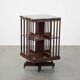 Antique English Wooden Book Carousel on Wheels – Late 19th Century