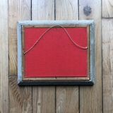 Vintage frame revisited into a modern and textured painting