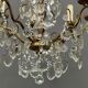 Antique crystal chandelier.