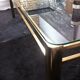 Coffee table Maison Malabert bronze & glass