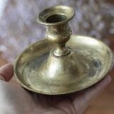 Vintage brass candle holder