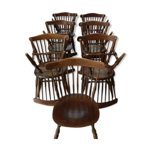 Lot de 12 chaises stoll