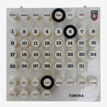 Calendrier perpétuel Giorgio della Beffa des années 1970