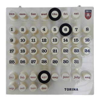 Calendrier perpétuel Giorgio della Beffa des années 1970