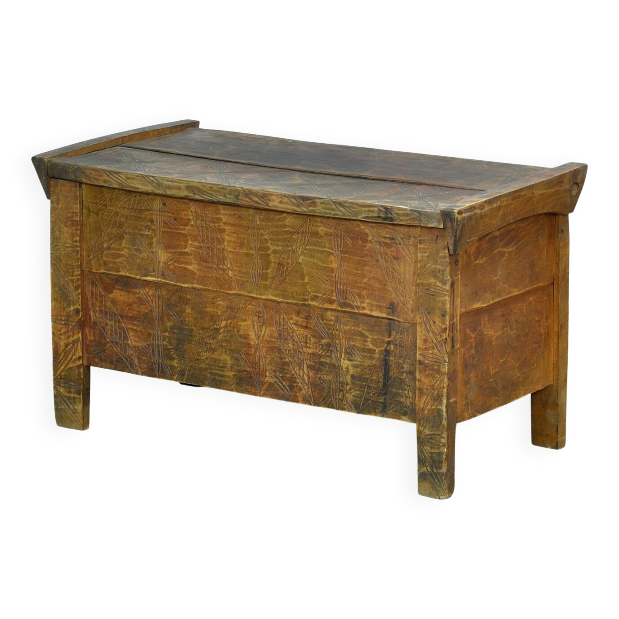 Antique shepherd’s chest, 1850s