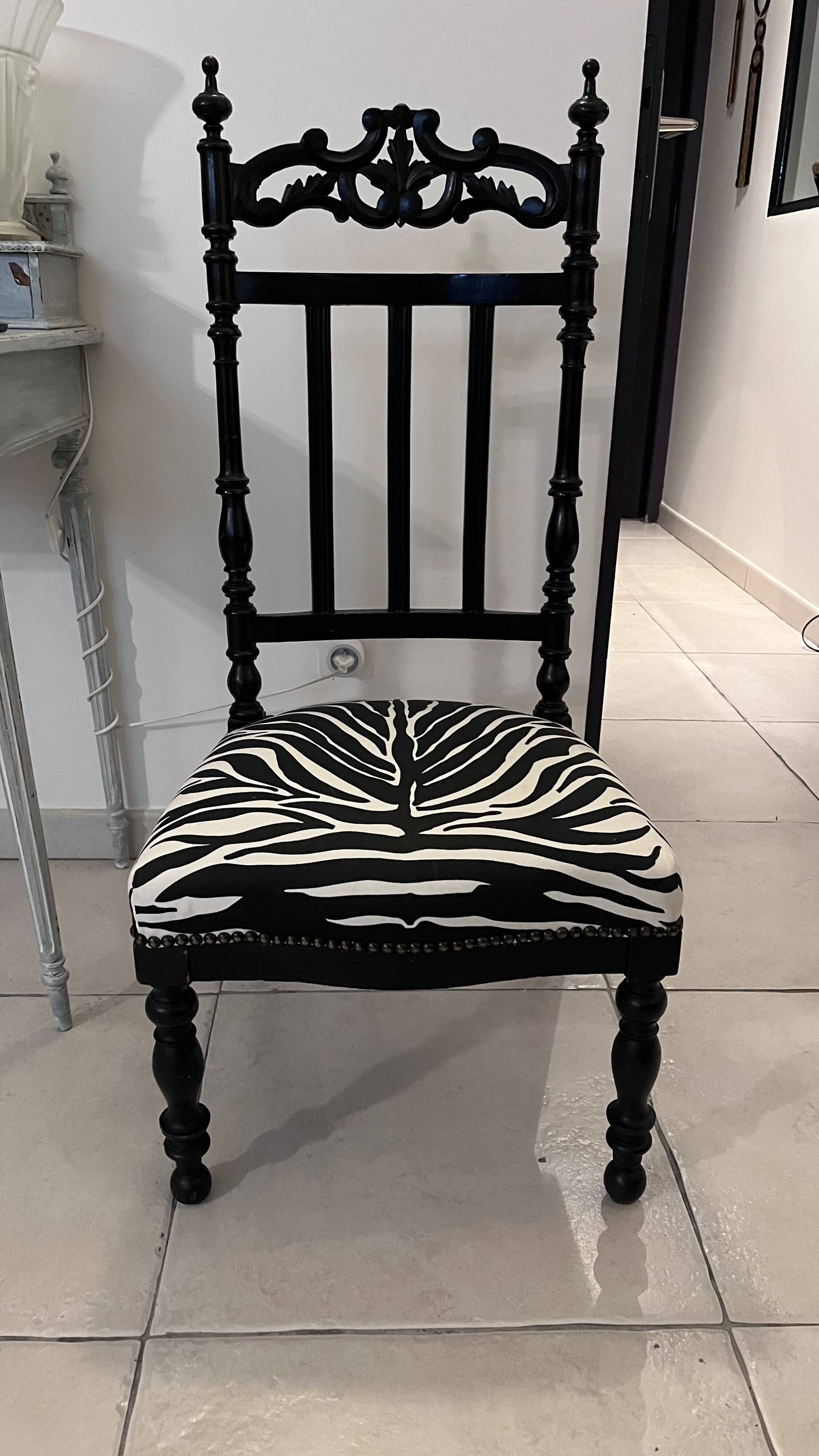 Set of 2 Low Napoleon III Chairs