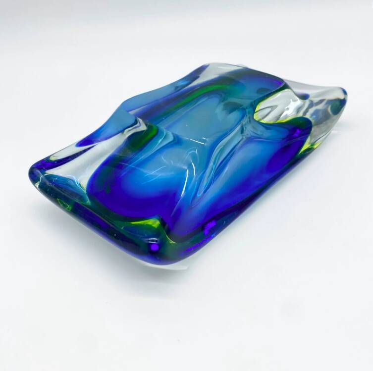 “Fluo Sommerso” ashtray – Murano, 1970s