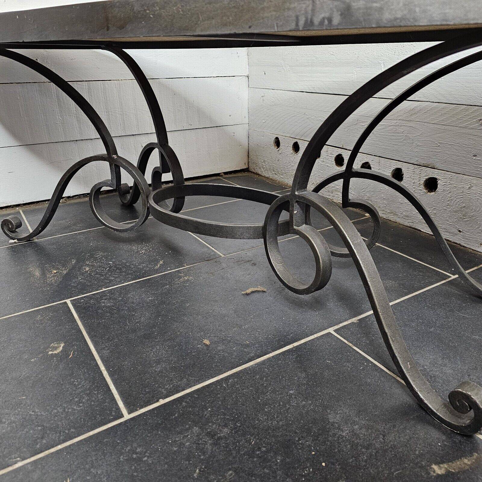 oval coffee table from the 60s, ceramic tray with decoration of flowers and birds