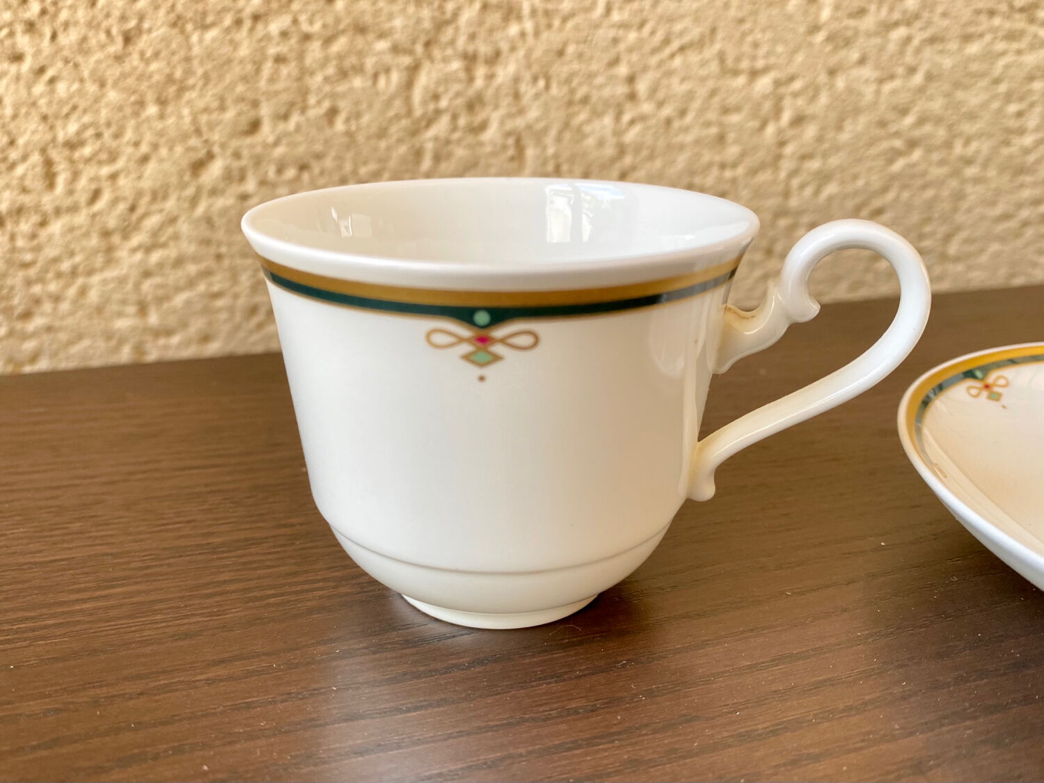 Villeroy & Boch 1960 porcelain coffee set of 6 cups and saucers