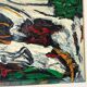 Abstract painting by Simone Ciani, oil on canvas, 1990s