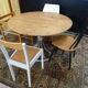 Table ronde piétement tulipe