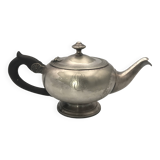 Antique teapot in silver-plated metal with ercuis goldsmith hallmarks