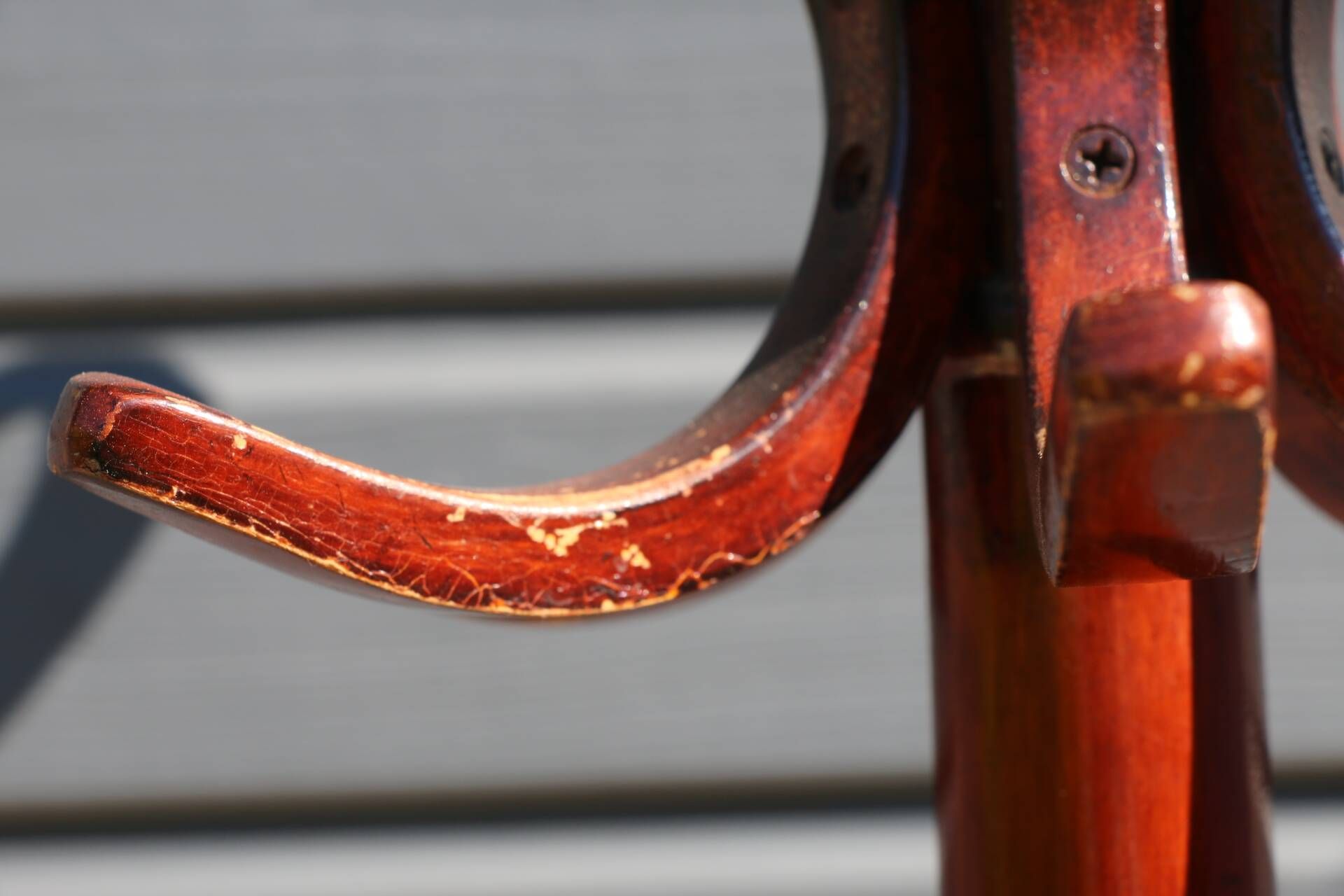 Coat rack umbrella stand BAUMANN mahogany (A4)