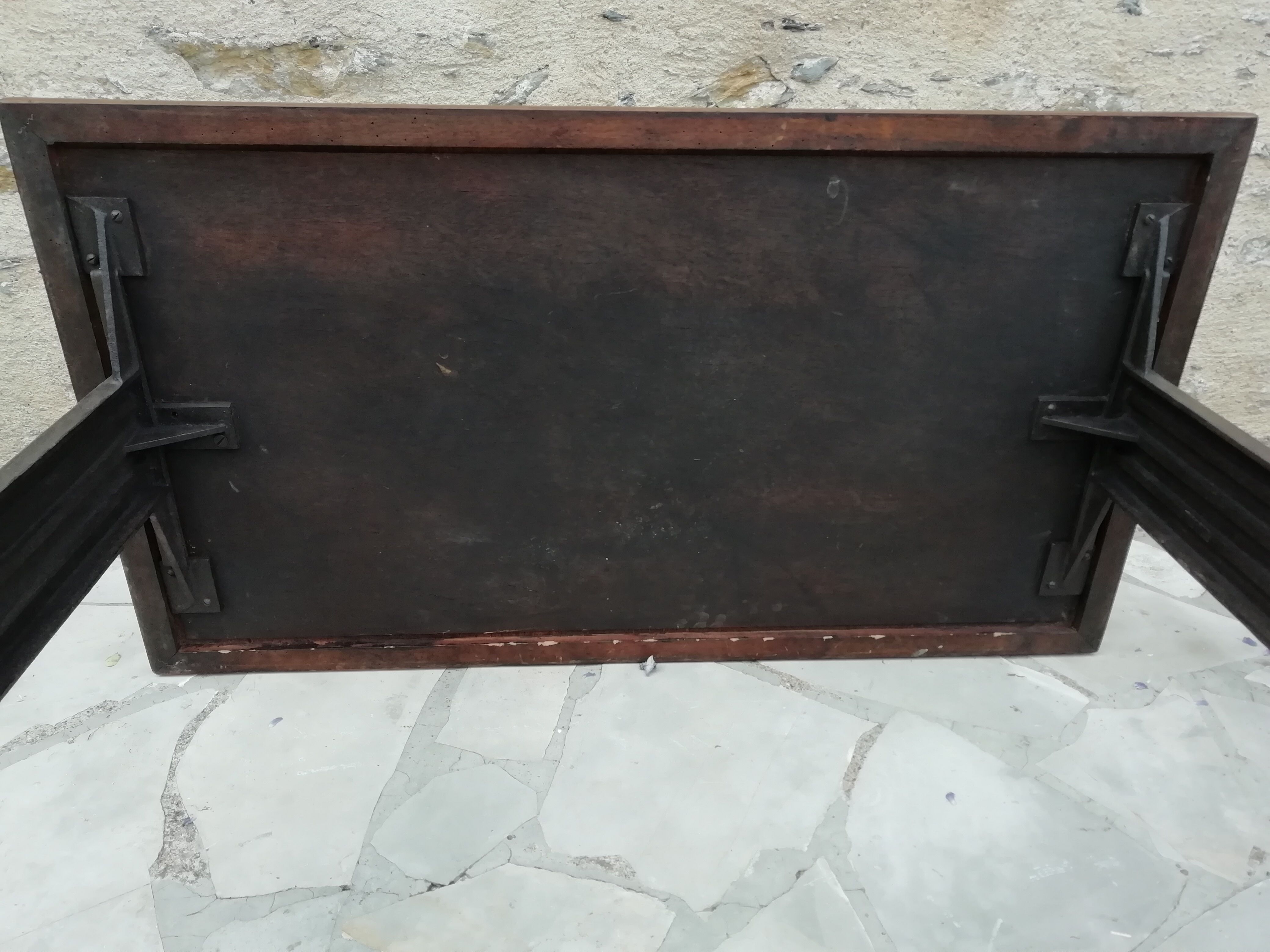 Fischel bistro table and 3 thonet chairs