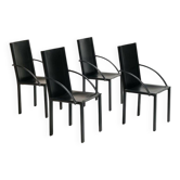 Armchairs by Carlo Bartoli for Matteo Grassi, 1980s, set of 4