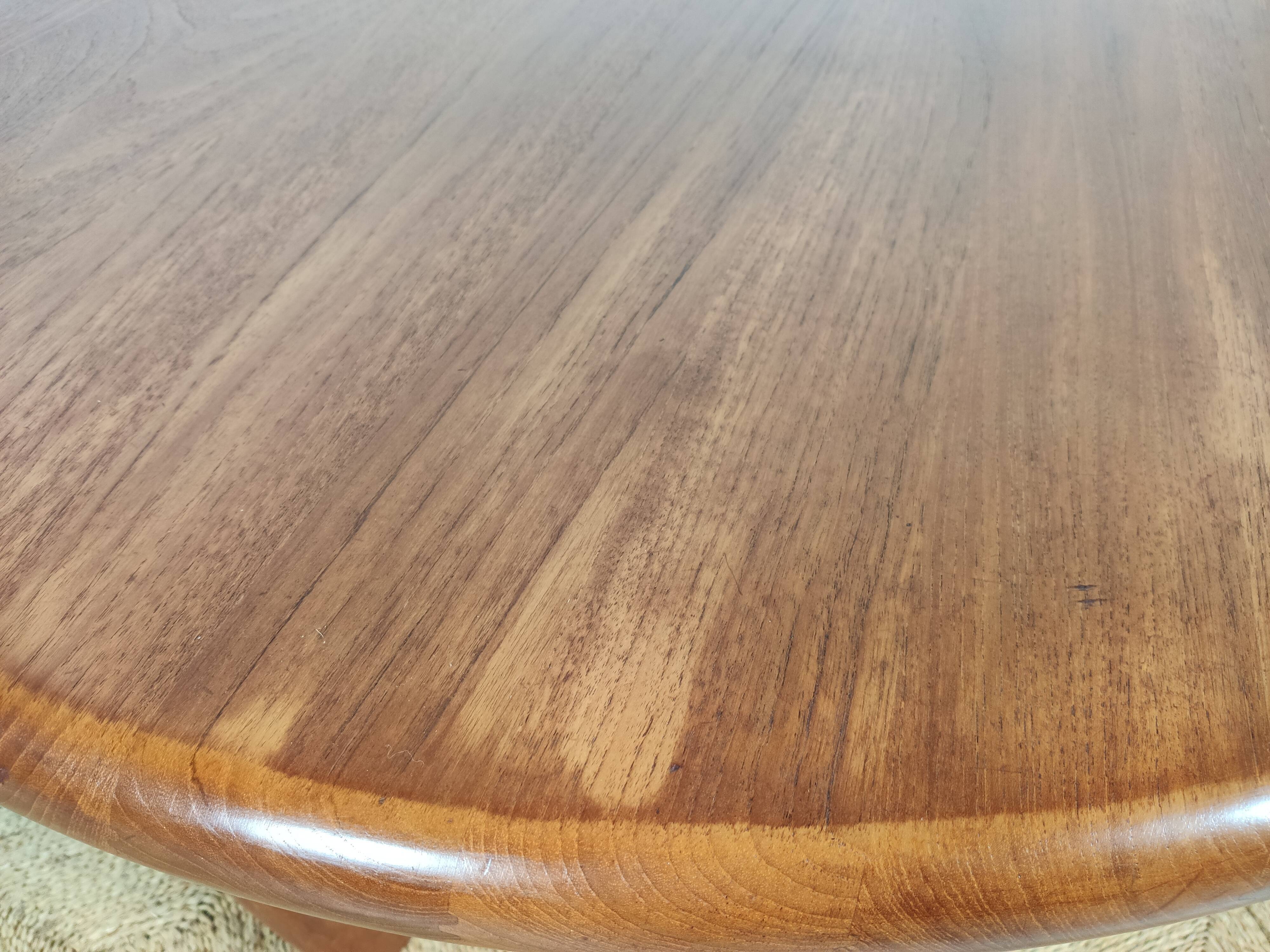 Niels Bach teak coffee table, Denmark 1970s