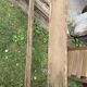 Solid oak wooden bench