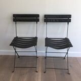 Pair of leather chairs