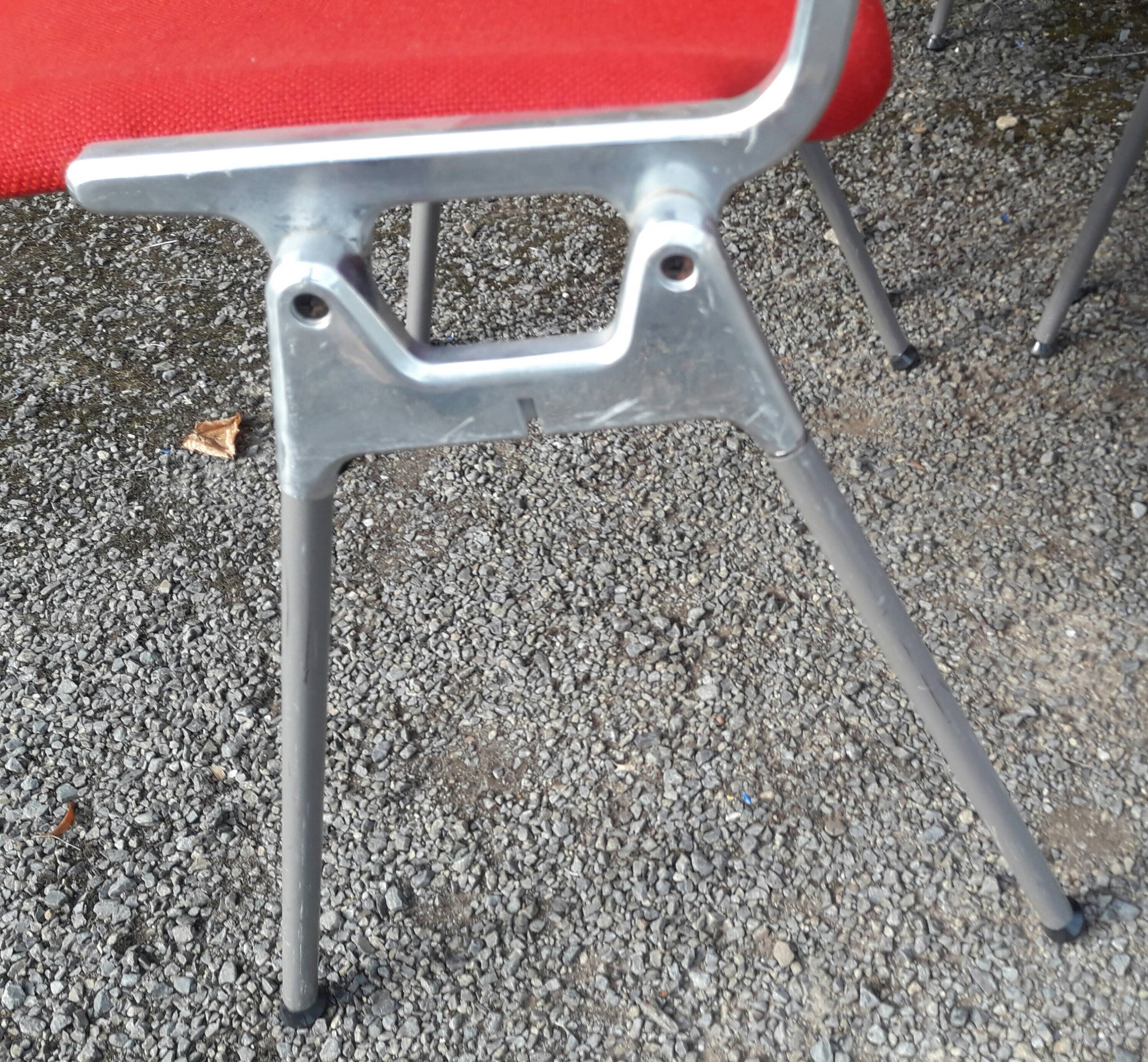 Set of 4 DSC 106 chairs by Giancarlo Piretti for Castelli