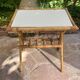 Bout de canapé - table d’appoint en rotin