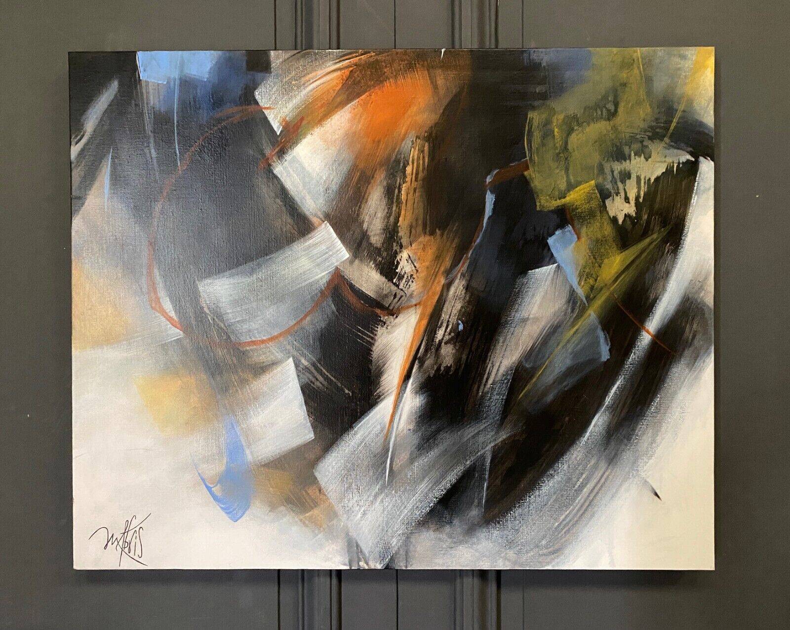 Oil on canvas modern composition by Mabris Outremer 2016