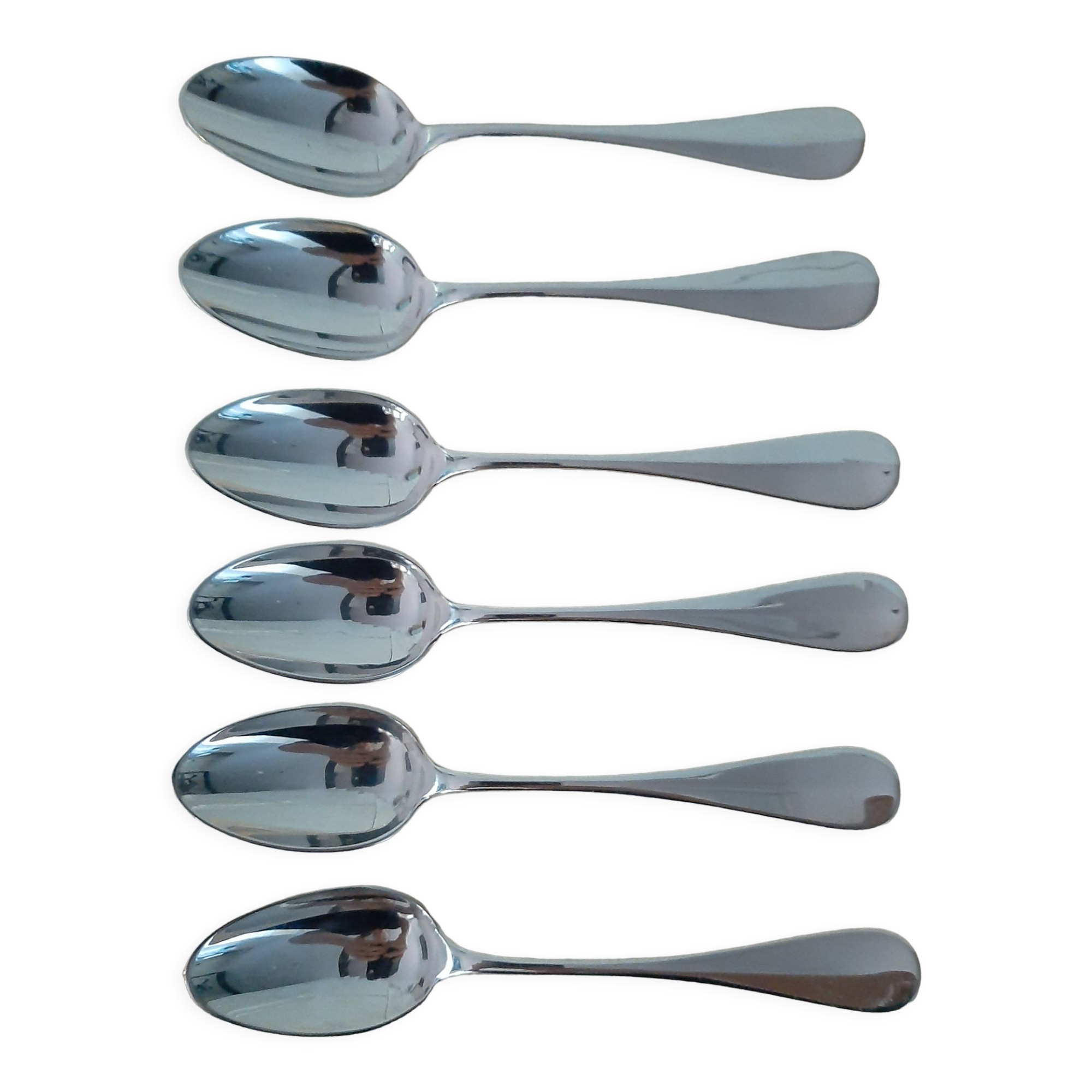 6 silver spoons monogram C B
