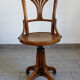 Vintage typing chair by Walter Baumann before 1930
