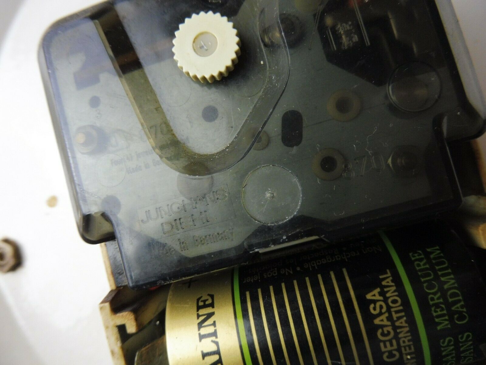 Old clock, Dugena Electric, vintage