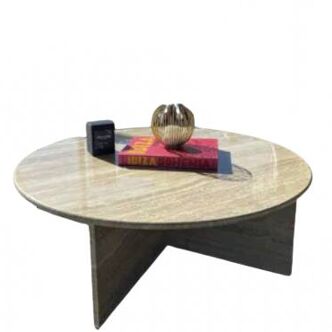 Table basse 100% Travertin Romain