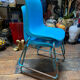 Duo de chaises enfant vintage maternelle Grofilex bleues
