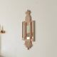 Miroir triptyque Art déco Ananas en bois sculpté