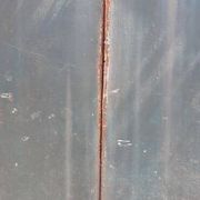 Solid gate, garden iron, H227x110cm, old, exterior door