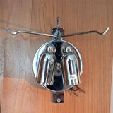 Pair of Novaresi 2-light Murano glass wall lights, Milan 1970.