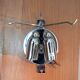 Pair of Novaresi 2-light Murano glass wall lights, Milan 1970.