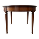 Extendable Louis XVI mahogany round table