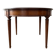 Extendable Louis XVI mahogany round table