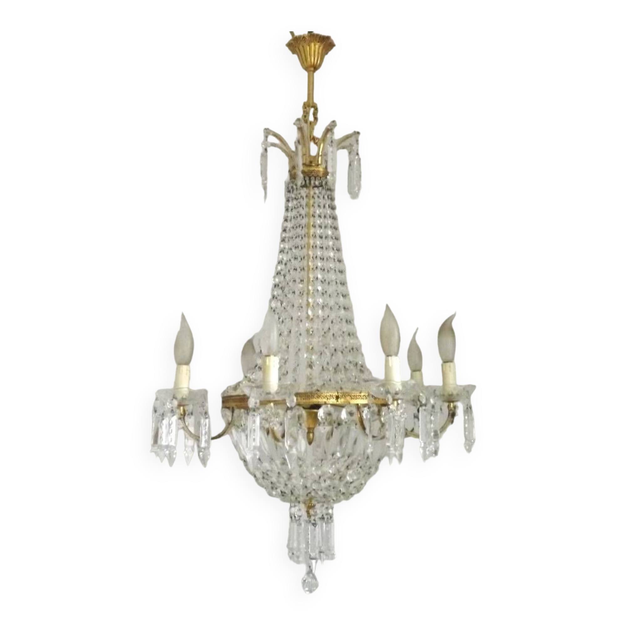 Lustre balloon 8 arms 12 lights