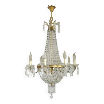 Lustre balloon 8 arms 12 lights